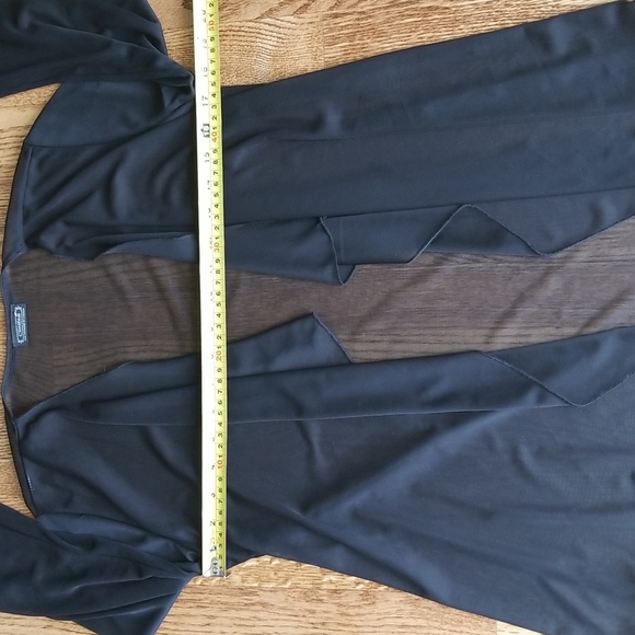 (S) Clientele Sheer Cardigan Flowy & Feminine Staple Accents Occasion - Picture 5 of 6